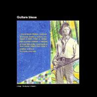 Guitare bleue